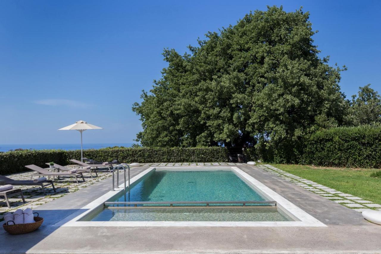 Lux Villa Mia With Heated Pool, 2Km To Beach & Childrens Area! Mikro Metochi Екстериор снимка