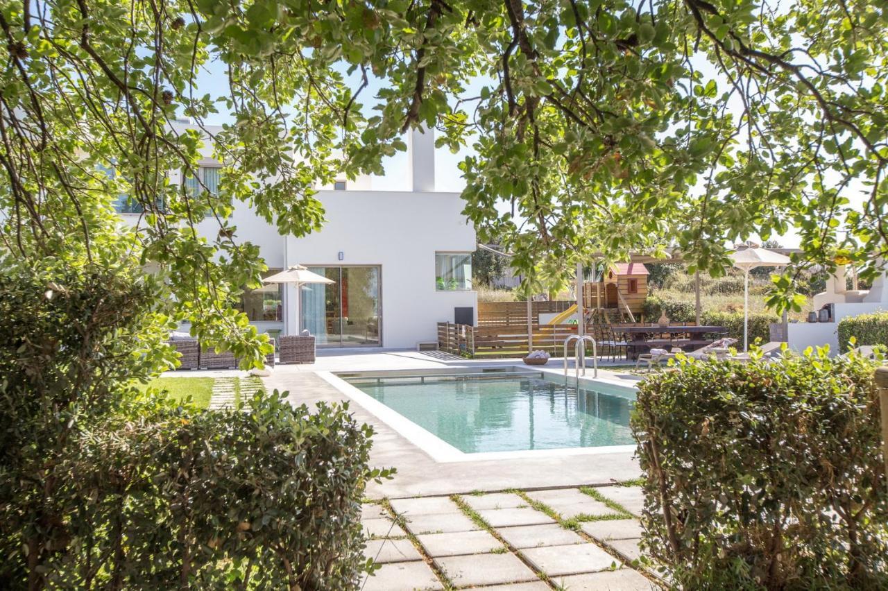 Lux Villa Mia With Heated Pool, 2Km To Beach & Childrens Area! Mikro Metochi Екстериор снимка
