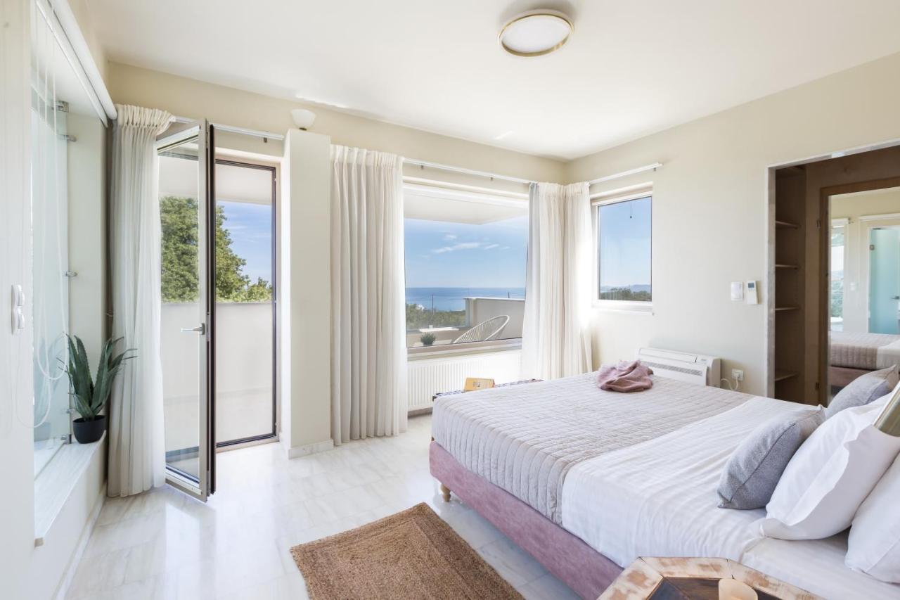 Lux Villa Mia With Heated Pool, 2Km To Beach & Childrens Area! Mikro Metochi Екстериор снимка